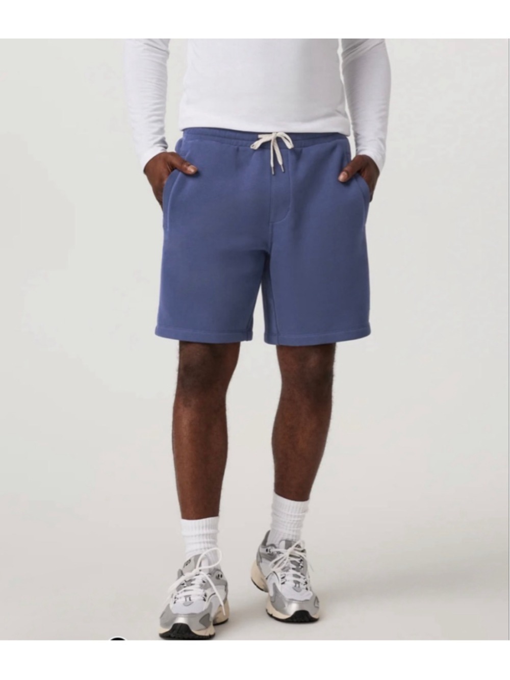 NWT Men's Vuori French Blue Seaside Athletic Shorts XXL 8”
